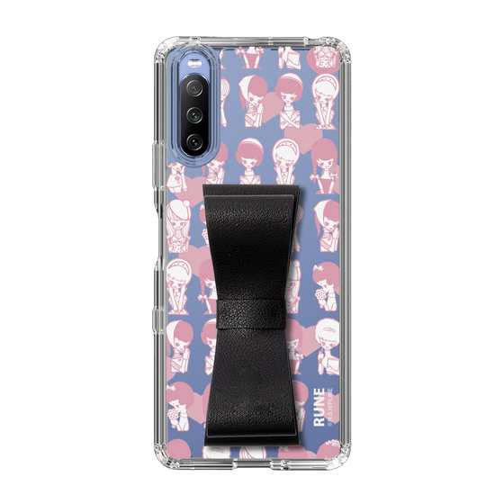 Slim Protection Case - STAND & RING RIBBON Black［ Rune Naito - RUNE Girl Kids ］