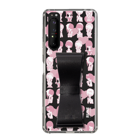Slim Protection Case - STAND & RING RIBBON Black［ Rune Naito - RUNE Girl Kids ］