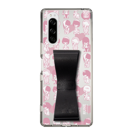 Slim Protection Case - STAND & RING RIBBON Black［ Rune Naito - RUNE Girl Kids ］