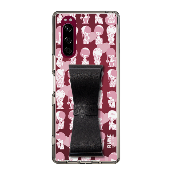 Slim Protection Case - STAND & RING RIBBON Black［ Rune Naito - RUNE Girl Kids ］