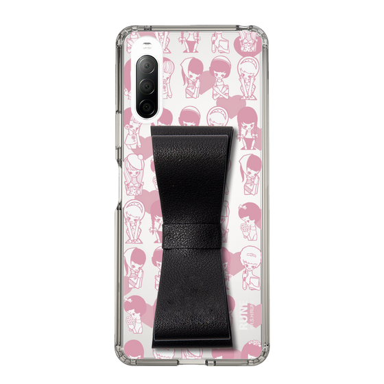 Slim Protection Case - STAND & RING RIBBON Black［ Rune Naito - RUNE Girl Kids ］