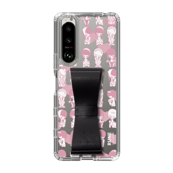 Slim Protection Case - STAND & RING RIBBON Black［ Rune Naito - RUNE Girl Kids ］