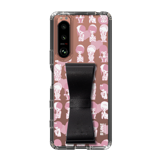 Slim Protection Case - STAND & RING RIBBON Black［ Rune Naito - RUNE Girl Kids ］