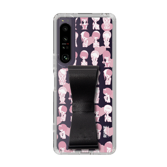 Slim Protection Case - STAND & RING RIBBON Black［ Rune Naito - RUNE Girl Kids ］