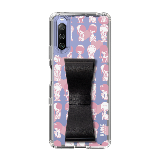 Slim Protection Case - STAND & RING RIBBON Black［ Rune Naito - RUNE Girl Kids ］