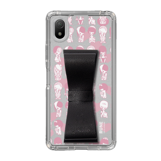 Slim Protection Case - STAND & RING RIBBON Black［ Rune Naito - RUNE Girl Kids ］