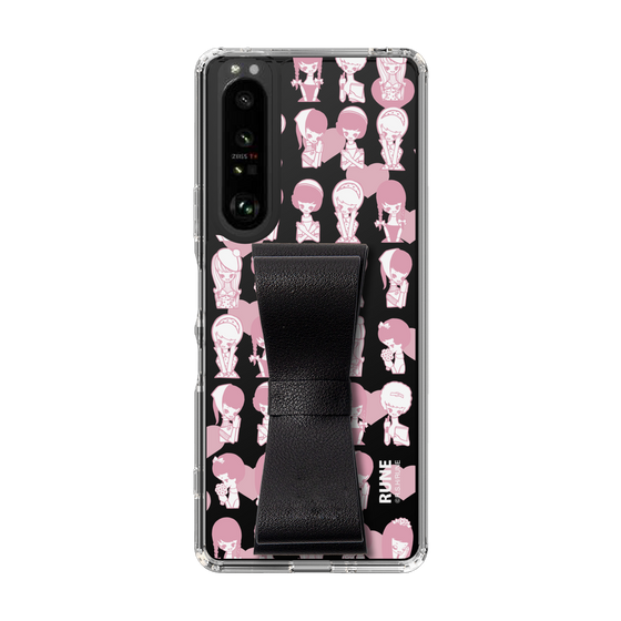 Slim Protection Case - STAND & RING RIBBON Black［ Rune Naito - RUNE Girl Kids ］