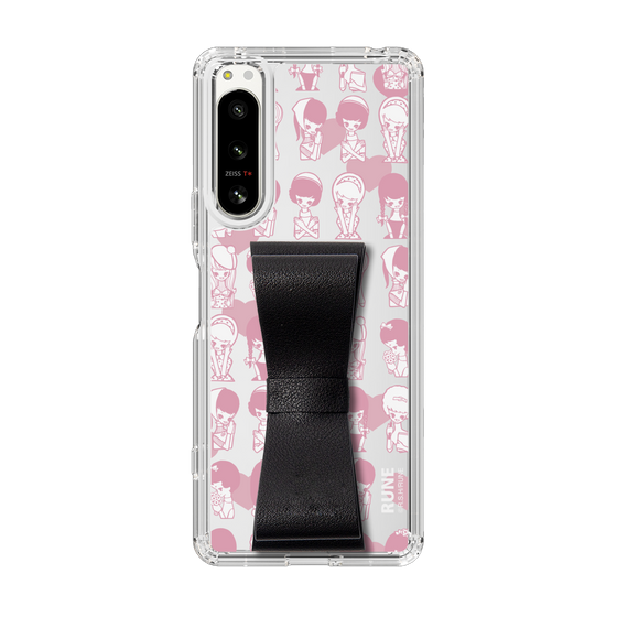 Slim Protection Case - STAND & RING RIBBON Black［ Rune Naito - RUNE Girl Kids ］