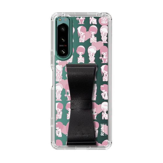 Slim Protection Case - STAND & RING RIBBON Black［ Rune Naito - RUNE Girl Kids ］