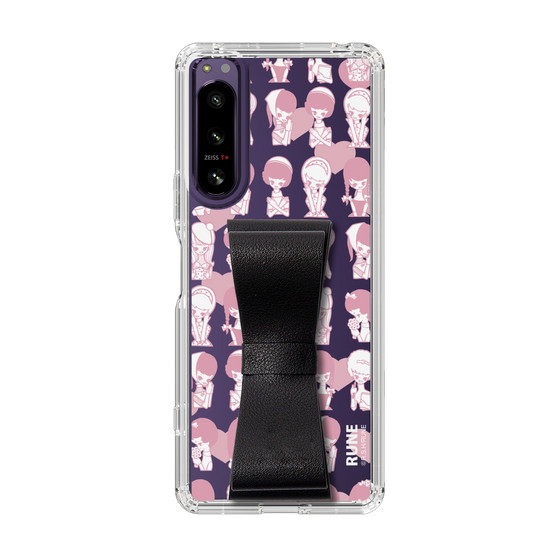 Slim Protection Case - STAND & RING RIBBON Black［ Rune Naito - RUNE Girl Kids ］