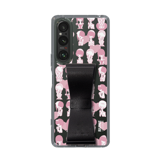 Slim Protection Case - STAND & RING RIBBON Black［ Rune Naito - RUNE Girl Kids ］
