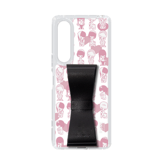 Slim Protection Case - STAND & RING RIBBON Black［ Rune Naito - RUNE Girl Kids ］