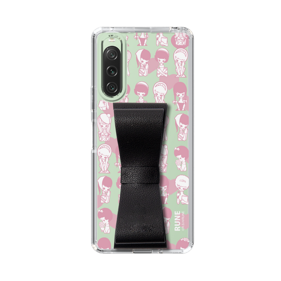 Slim Protection Case - STAND & RING RIBBON Black［ Rune Naito - RUNE Girl Kids ］