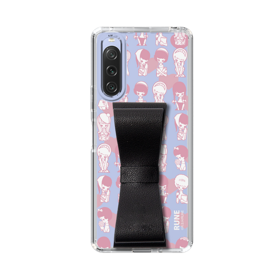 Slim Protection Case - STAND & RING RIBBON Black［ Rune Naito - RUNE Girl Kids ］