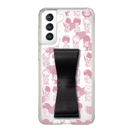Slim Protection Case - STAND & RING RIBBON Black［ Rune Naito - RUNE Girl Kids ］