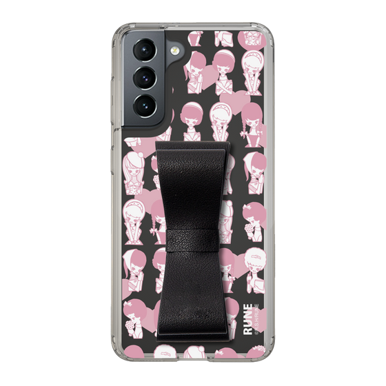 Slim Protection Case - STAND & RING RIBBON Black［ Rune Naito - RUNE Girl Kids ］