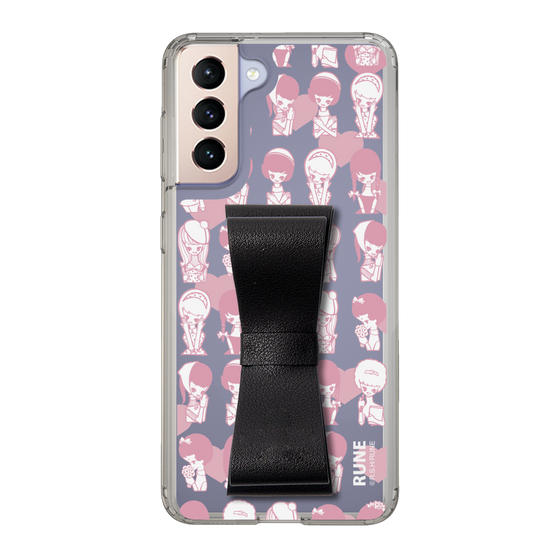 Slim Protection Case - STAND & RING RIBBON Black［ Rune Naito - RUNE Girl Kids ］