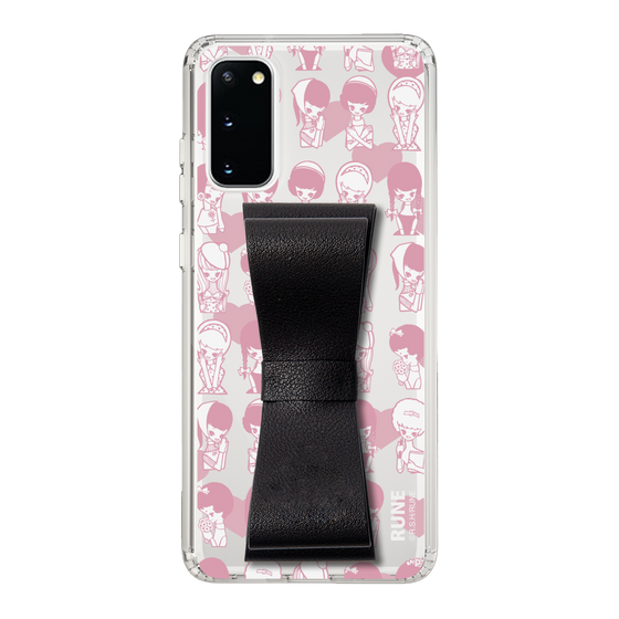 Slim Protection Case - STAND & RING RIBBON Black［ Rune Naito - RUNE Girl Kids ］
