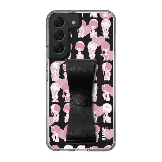 Slim Protection Case - STAND & RING RIBBON Black［ Rune Naito - RUNE Girl Kids ］