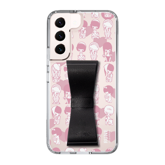 Slim Protection Case - STAND & RING RIBBON Black［ Rune Naito - RUNE Girl Kids ］