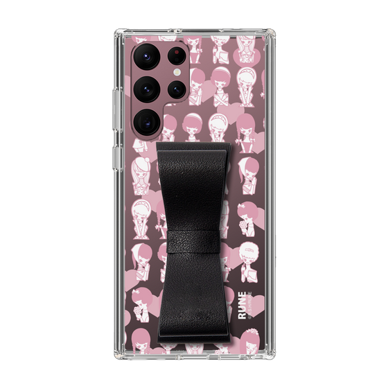 Slim Protection Case - STAND & RING RIBBON Black［ Rune Naito - RUNE Girl Kids ］