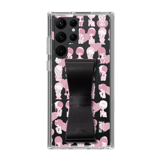 Slim Protection Case - STAND & RING RIBBON Black［ Rune Naito - RUNE Girl Kids ］