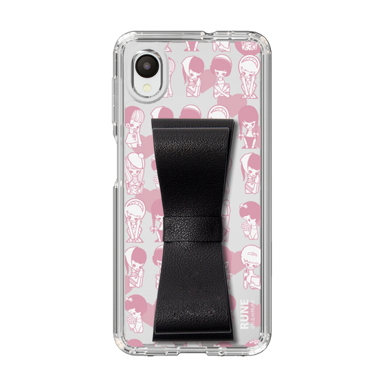 Slim Protection Case - STAND & RING RIBBON Black［ Rune Naito - RUNE Girl Kids ］
