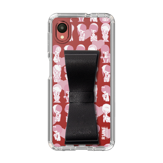 Slim Protection Case - STAND & RING RIBBON Black［ Rune Naito - RUNE Girl Kids ］