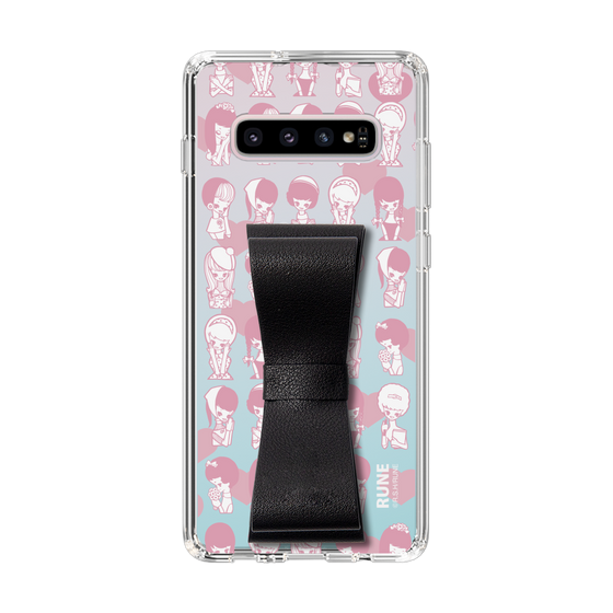 Slim Protection Case - STAND & RING RIBBON Black［ Rune Naito - RUNE Girl Kids ］