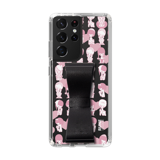 Slim Protection Case - STAND & RING RIBBON Black［ Rune Naito - RUNE Girl Kids ］