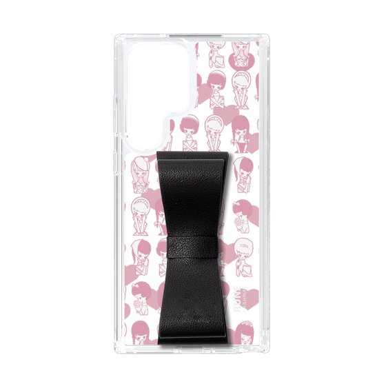 Slim Protection Case - STAND & RING RIBBON Black［ Rune Naito - RUNE Girl Kids ］