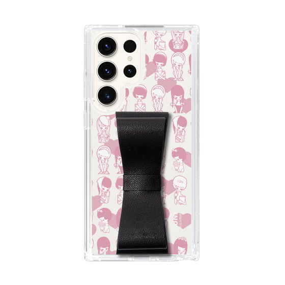 Slim Protection Case - STAND & RING RIBBON Black［ Rune Naito - RUNE Girl Kids ］