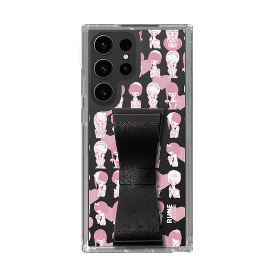 Slim Protection Case - STAND & RING RIBBON Black［ Rune Naito - RUNE Girl Kids ］