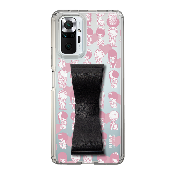 Slim Protection Case - STAND & RING RIBBON Black［ Rune Naito - RUNE Girl Kids ］