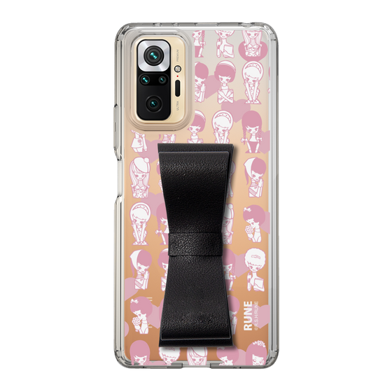 Slim Protection Case - STAND & RING RIBBON Black［ Rune Naito - RUNE Girl Kids ］