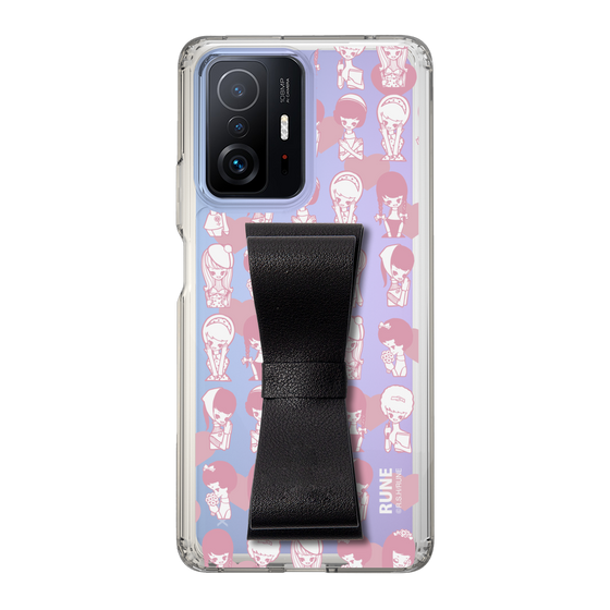 Slim Protection Case - STAND & RING RIBBON Black［ Rune Naito - RUNE Girl Kids ］