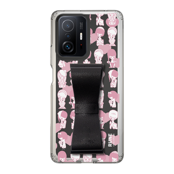 Slim Protection Case - STAND & RING RIBBON Black［ Rune Naito - RUNE Girl Kids ］