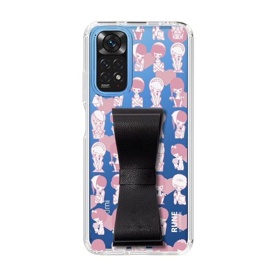 Slim Protection Case - STAND & RING RIBBON Black［ Rune Naito - RUNE Girl Kids ］