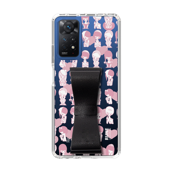 Slim Protection Case - STAND & RING RIBBON Black［ Rune Naito - RUNE Girl Kids ］