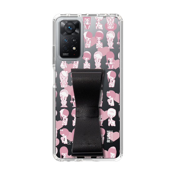 Slim Protection Case - STAND & RING RIBBON Black［ Rune Naito - RUNE Girl Kids ］