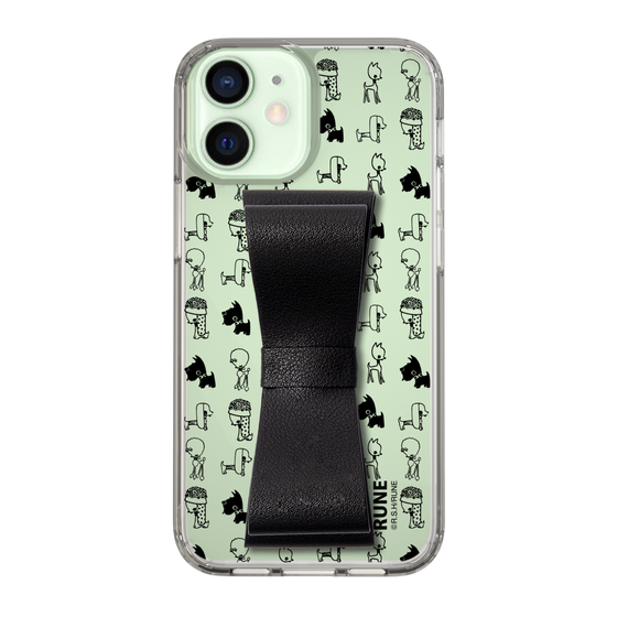 Slim Protection Case - STAND & RING RIBBON Black［ Rune Naito - RUNE Animal Dog ］