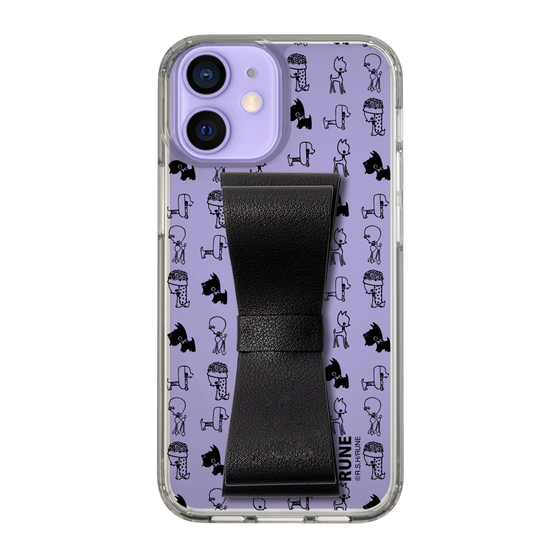 Slim Protection Case - STAND & RING RIBBON Black［ Rune Naito - RUNE Animal Dog ］