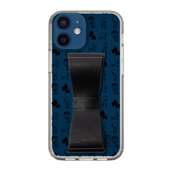 Slim Protection Case - STAND & RING RIBBON Black［ Rune Naito - RUNE Animal Dog ］