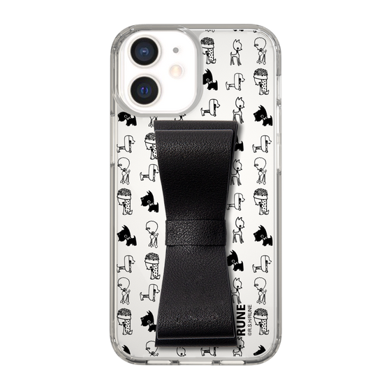 Slim Protection Case - STAND & RING RIBBON Black［ Rune Naito - RUNE Animal Dog ］