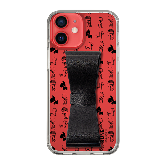 Slim Protection Case - STAND & RING RIBBON Black［ Rune Naito - RUNE Animal Dog ］