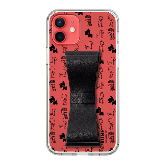 Slim Protection Case - STAND & RING RIBBON Black［ Rune Naito - RUNE Animal Dog ］
