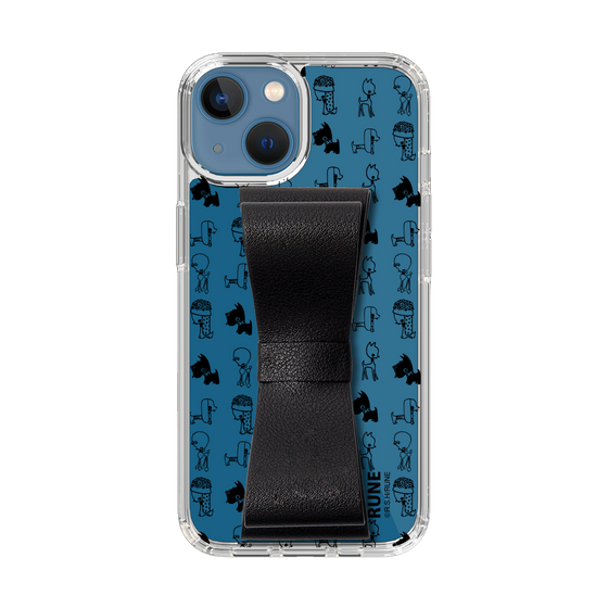 Slim Protection Case - STAND & RING RIBBON Black［ Rune Naito - RUNE Animal Dog ］