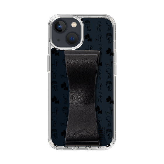 Slim Protection Case - STAND & RING RIBBON Black［ Rune Naito - RUNE Animal Dog ］