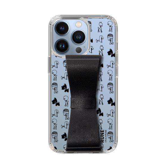Slim Protection Case - STAND & RING RIBBON Black［ Rune Naito - RUNE Animal Dog ］