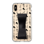 Slim Protection Case - STAND & RING RIBBON Black［ Rune Naito - RUNE Animal Dog ］